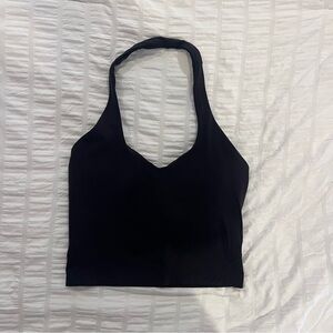 Black Lululemon Align Halter Top